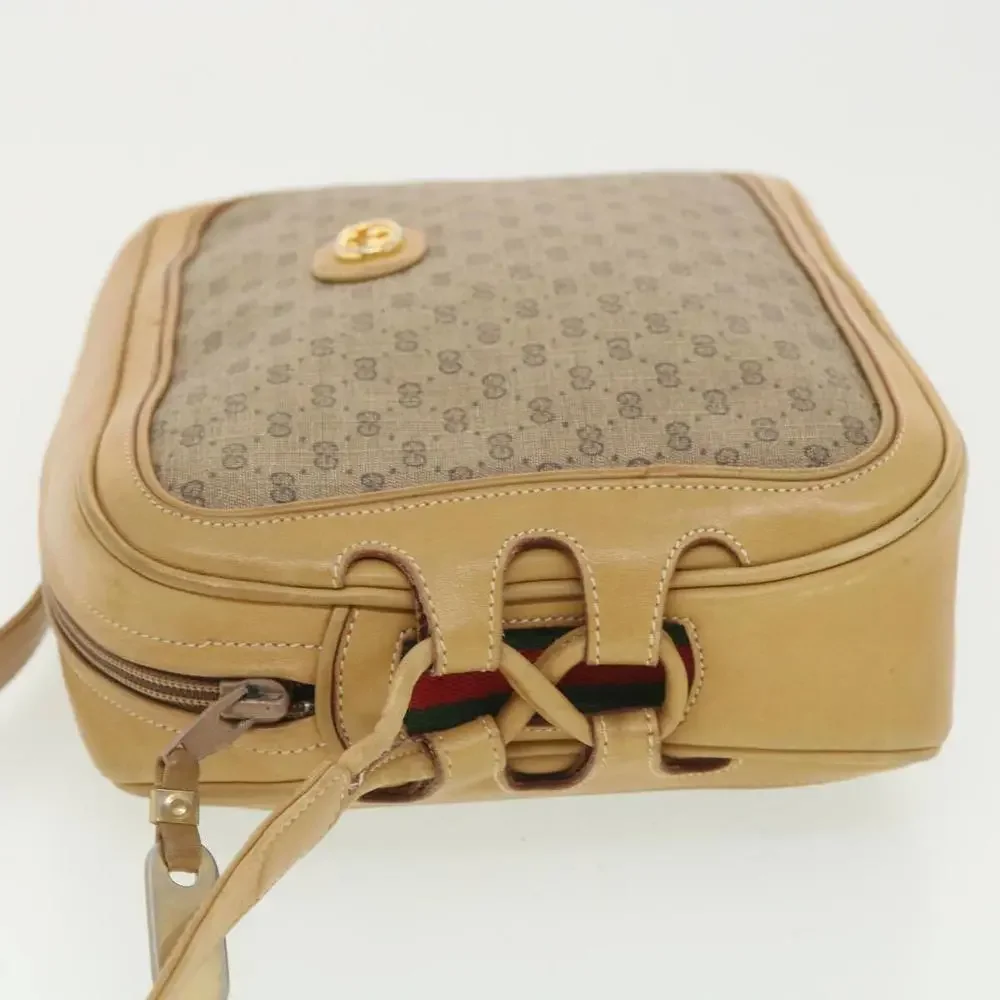 Gucci Web Sherry Line Micro Gg Canvas #72888G32B - Picture 4 of 15